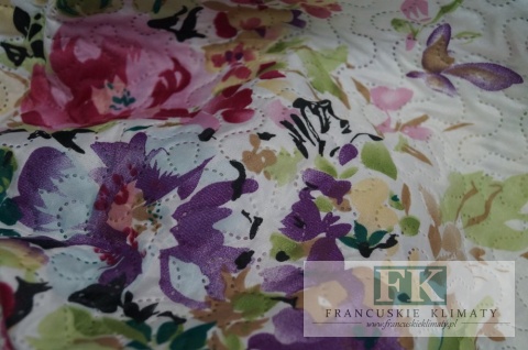 NARZUTA PATCHWORK 220 X 240 CM BAWEŁNA SHABBY , PROWANSJA , VINTAGE