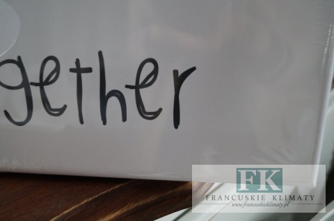 OBRAZ NA PŁÓTNIE 50 X 40 SISTER TOGETHER PROWANSJA SHABBY płótno CUDO