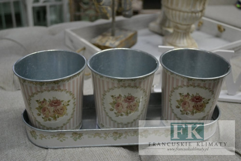 OSŁONKI DONICZKI RÓŻE SHABBY CHIC VINTAGE PROWANSJA WYS. 14,5 CM OSŁONKI DONICZKI RÓŻE SHABBY CHIC VINTAGE PROWANSJA WYS. 14,5 CM