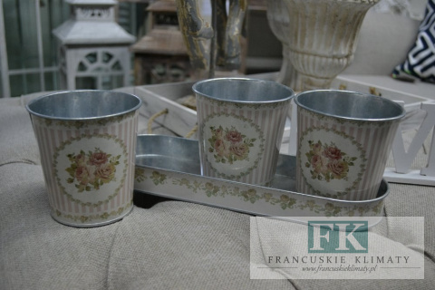 OSŁONKI DONICZKI RÓŻE SHABBY CHIC VINTAGE PROWANSJA WYS. 14,5 CM OSŁONKI DONICZKI RÓŻE SHABBY CHIC VINTAGE PROWANSJA WYS. 14,5 CM