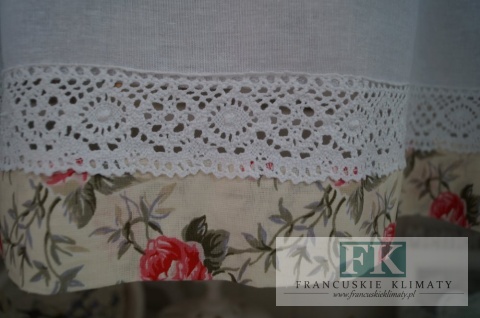 ZAZDROSTKA ZAZDROSKA NA SZELKACH , BAWEŁNA 100% WYS 60 CM , KWIATKI