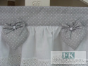 ZAZDROSTKA ZAZDROSKA SZYTA SERCE SERDUSZKO kropki szare WYS 50 CM SHABBY NA WYMIAR , BAWEŁNA 100% ZAZDROSTKA ZAZDROSKA SZYTA SERCE SERDUSZKO kropki szare WYS 50 CM SHABBY NA WYMIAR , BAWEŁNA 100%