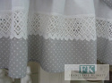 ZAZDROSTKA ZAZDROSKA SZYTA SERCE SERDUSZKO kropki szare WYS 50 CM SHABBY NA WYMIAR , BAWEŁNA 100% ZAZDROSTKA ZAZDROSKA SZYTA SERCE SERDUSZKO kropki szare WYS 50 CM SHABBY NA WYMIAR , BAWEŁNA 100%