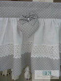 ZAZDROSTKA ZAZDROSKA SZYTA SERCE SERDUSZKO kropki szare WYS 50 CM SHABBY NA WYMIAR , BAWEŁNA 100% ZAZDROSTKA ZAZDROSKA SZYTA SERCE SERDUSZKO kropki szare WYS 50 CM SHABBY NA WYMIAR , BAWEŁNA 100%