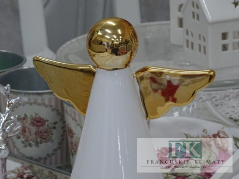 ANIOŁ ZŁOTE SKRZYDŁA ANIOŁEK WYS 24 CM ANIOŁ ZŁOTE SKRZYDŁA ANIOŁEK WYS 24 CM