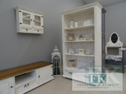 seria PROWANSJA - LITE DREWNO ! -REGAŁ / BIBLIOTEKA shabby