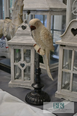 FIGURA PAPUGA 38 CM SHABBY CHIC