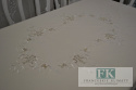 OBRUS BASIA KREM 140X180 HAFT PROWANSJA SHABBY CHIC FRANCJA