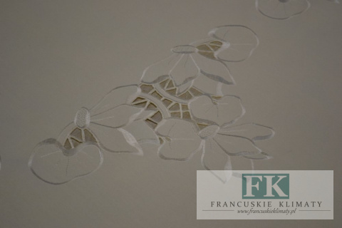 OBRUS BASIA KREM 140X180 HAFT PROWANSJA SHABBY CHIC FRANCJA
