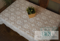 OBRUS NICIANY 140 / 240 CM , BIAŁY , 100 % BAWEŁNA tkany klockowo SZYDEŁKOWY OBRUS NICIANY 140 / 240 CM , BIAŁY , 100 % BAWEŁNA tkany klockowo SZYDEŁKOWY