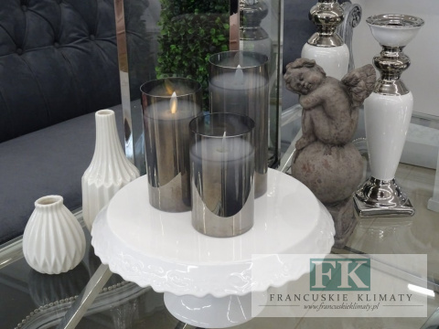 ŚWIECA LED W SZKLE WYS. 12,5 CM RUCHOMY PŁOMIEŃ RUSTIC ŚWIECA LED W SZKLE WYS. 12,5 CM RUCHOMY PŁOMIEŃ RUSTIC