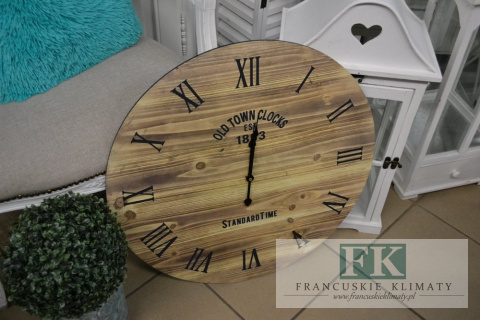 ZEGAR ŚCIENNY ŚREDNICA 60 CM , PROWANSJA , SHABBY ZEGAR ŚCIENNY ŚREDNICA 60 CM , PROWANSJA , SHABBY