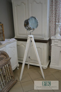 LAMPA TRÓJNÓG TRIPOD BIAŁA WYS. 152 CM FRANCUSKI , GLAMOUR , LOFT HAMPTON LAMPA TRÓJNÓG TRIPOD BIAŁA WYS. 152 CM FRANCUSKI , GLAMOUR , LOFT HAMPTON