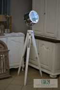 LAMPA TRÓJNÓG TRIPOD BIAŁA WYS. 152 CM FRANCUSKI , GLAMOUR , LOFT HAMPTON LAMPA TRÓJNÓG TRIPOD BIAŁA WYS. 152 CM FRANCUSKI , GLAMOUR , LOFT HAMPTON