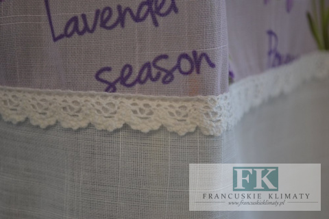 ZAZDROSTKA 60X150 KOLEKCJA LAWENDA SHABBY PROWANSJA FRANCJA