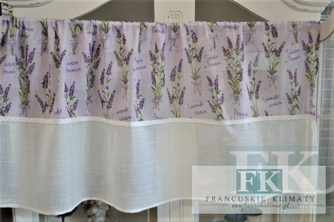 ZAZDROSTKA 60X150 KOLEKCJA LAWENDA SHABBY PROWANSJA FRANCJA