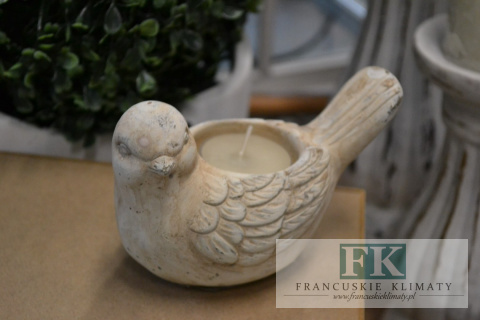 PTAK ŚWIECZNIK figura 12,5 CM PTAK ŚWIECZNIK figura 12,5 CM