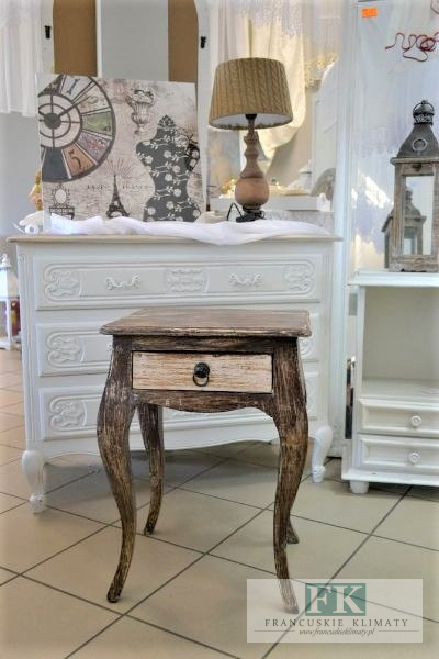 KOMÓDKA LUDWIK shabby drewno FRANCJA nowa KOMÓDKA LUDWIK shabby drewno FRANCJA nowa