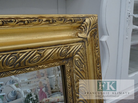 LUSTRO ZŁOTO 136 X 55 CM PION/POZIOM LUSTRO ZŁOTO 136 X 55 CM PION/POZIOM