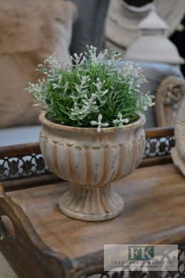 WAZON / DONICA - OSŁONKA CERAMICZNO- BETONOWA wys. 17,5 cm