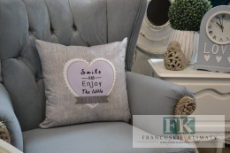 PASTELOWA POSZEWKA 40X40 STYL FRANCUSKI SHABBY PROWANSJA