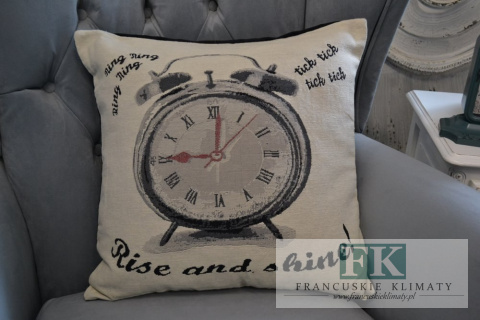 POSZEWKA BUDZIK 45X45 STYL VINTAGE RETRO LOFT