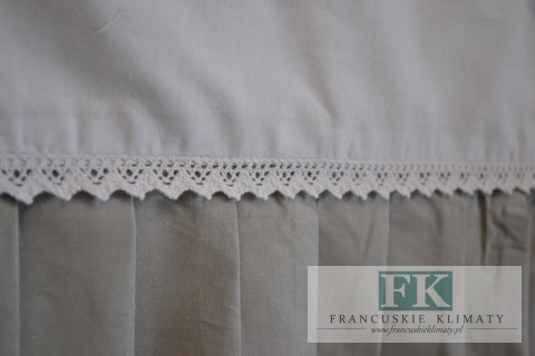 PRZEPIĘKNA ZAZDROSTKA NA SZELKACH WYS 40 CM BAWEŁNA PROWANSJA SHABBY CHIC FRANCJA