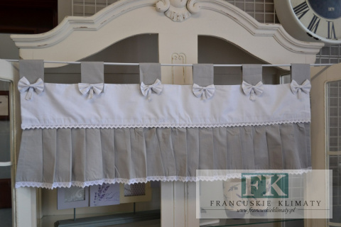 PRZEPIĘKNA ZAZDROSTKA NA SZELKACH WYS 40 CM BAWEŁNA PROWANSJA SHABBY CHIC FRANCJA