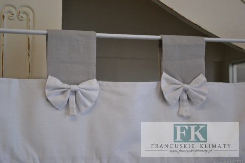 PRZEPIĘKNA ZAZDROSTKA NA SZELKACH WYS 40 CM BAWEŁNA PROWANSJA SHABBY CHIC FRANCJA