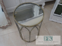 STOLIK 56 cm METALOWY Z LUSTRZANYM BLATEM MAŁY (56CM) W STYLU FRANCUSKIM , SHABBY CHIC , VINTAGE ,PROWANSJA STOLIK 56 cm METALOWY Z LUSTRZANYM BLATEM MAŁY (56CM) W STYLU FRANCUSKIM , SHABBY CHIC , VINTAGE ,PROWANSJA