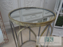 STOLIK 56 cm METALOWY Z LUSTRZANYM BLATEM MAŁY (56CM) W STYLU FRANCUSKIM , SHABBY CHIC , VINTAGE ,PROWANSJA STOLIK 56 cm METALOWY Z LUSTRZANYM BLATEM MAŁY (56CM) W STYLU FRANCUSKIM , SHABBY CHIC , VINTAGE ,PROWANSJA