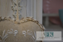 PIĘKNE BAWEŁNIANE SERDUSZKO STYL FRANCUSKI VINTAGE SHABBY PIĘKNE BAWEŁNIANE SERDUSZKO STYL FRANCUSKI VINTAGE SHABBY