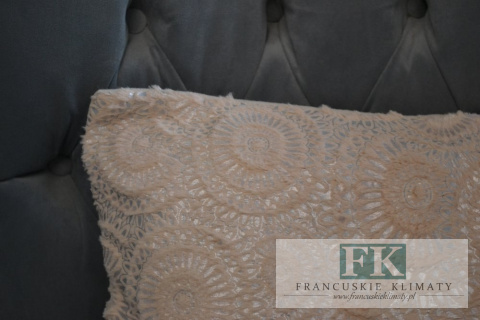POSZEWKA DEKORACYJNA ORNAMENTY KREMOWA 45X45 STYL FRANCUSKI NOWOCZESNY SHABBY CHIC PROWANSJA POSZEWKA DEKORACYJNA ORNAMENTY KREMOWA 45X45 STYL FRANCUSKI NOWOCZESNY SHABBY CHIC PROWANSJA