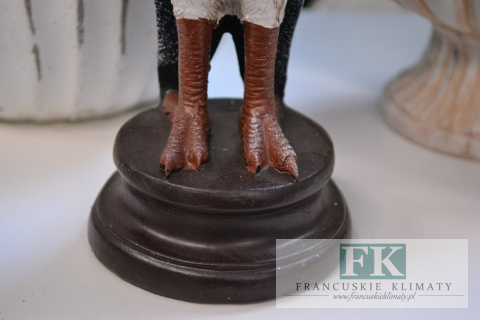 FIGURA SOWA Z ZEGARKIEM 29 CM