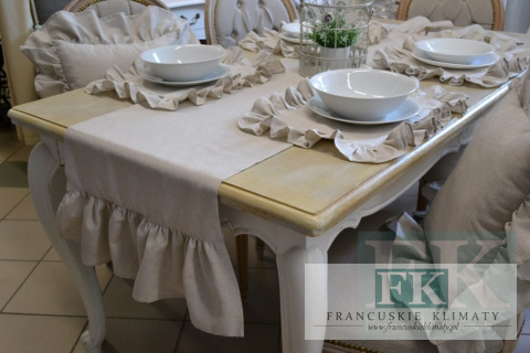 PRZEPIĘKNE PODKŁADKI PODKŁADKA FALBANY 35X45 CM W STYLU FRANCUSKIM ANGIELSKIM SHABBY PROWENSALSKIM PRZEPIĘKNE PODKŁADKI PODKŁADKA FALBANY 35X45 CM W STYLU FRANCUSKIM ANGIELSKIM SHABBY PROWENSALSKIM