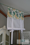 ROLETA ROLETKA PANEL LIŚCIE SZER 80 CM STYL NOWOCZESNY BOHO