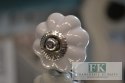 OZDOBNA GAŁKA DO MEBLI KWIATEK 4 CM VINTAGE RETRO FRANCJA