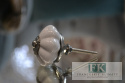 OZDOBNA GAŁKA DO MEBLI KWIATEK 4 CM VINTAGE RETRO FRANCJA