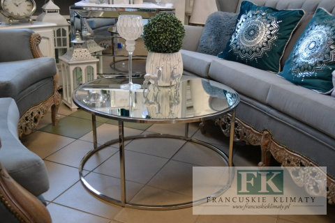 STAL / LUSTRO ! STOLIK KAWOWY FI 80 CM STYL HAMPTON STAL / LUSTRO ! STOLIK KAWOWY FI 80 CM STYL HAMPTON