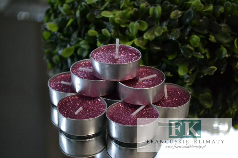 brokatowe TEALIGHT ! KPL. 8 SZT. RÓŻOWE ŚWIECZKI PODGRZEWACZE TEALIGHTY CANDLE brokatowe TEALIGHT ! KPL. 8 SZT. RÓŻOWE ŚWIECZKI PODGRZEWACZE TEALIGHTY CANDLE
