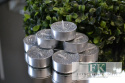 brokatowe TEALIGHT ! KPL. 8 SZT.SREBRNE ŚWIECZKI PODGRZEWACZE TEALIGHTY CANDLE brokatowe TEALIGHT ! KPL. 8 SZT.SREBRNE ŚWIECZKI PODGRZEWACZE TEALIGHTY CANDLE
