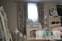 ZASŁONA z falbanami falbany PROWANSJA , VINTAGE , SHABBY CHIC , RERTRO WYS 250 CM