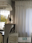ZASŁONA bawełna /koronka W STYLU PROWENSALSKIM , FRANCUSKIM , SHABBY