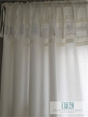 ZASŁONA bawełna /koronka W STYLU PROWENSALSKIM , FRANCUSKIM , SHABBY