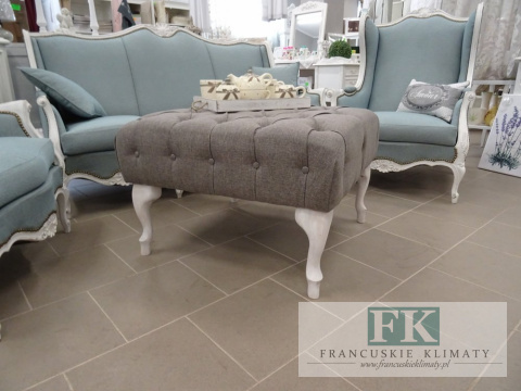 STOLIK KAWOWY - ŁAWA - PUF głęboko pikowany W STYLU FRANCUSKIM , PROWENSALSKIM , SHABBY , LOFT. HIT w wystroju wnętrz ! STOLIK KAWOWY - ŁAWA - PUF głęboko pikowany W STYLU FRANCUSKIM , PROWENSALSKIM , SHABBY , LOFT. HIT w wystroju wnętrz !