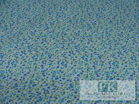 TKANINA BAWEŁNIANA , BAWEŁNA 100% , s0zer 160 CM ŁĄCZKA NIEBIESKA