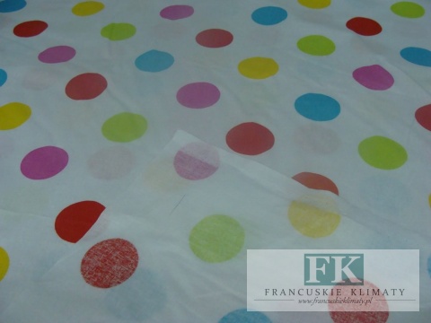 TKANINA BAWEŁNIANA , BAWEŁNA 100% , s0zer 160 CM DROPSY