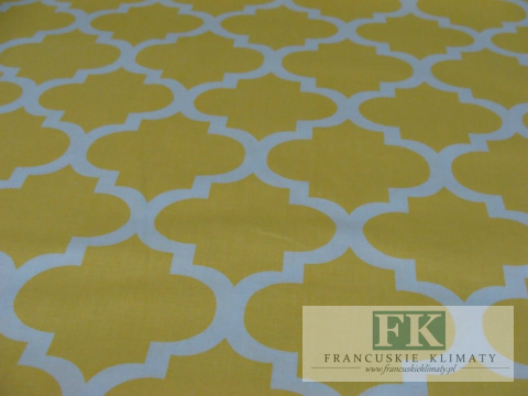 TKANINA BAWEŁNIANA , BAWEŁNA 100% , s0zer 160 CM MAROKO ŻÓŁTE