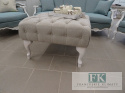 STOLIK KAWOWY - ŁAWA - PUF głęboko pikowany W STYLU FRANCUSKIM , PROWENSALSKIM , SHABBY , LOFT. HIT w wystroju wnętrz !