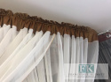 FIRANA 400X160 WOAL KREM TAFTA KLEPSYDRY GLAMOUR